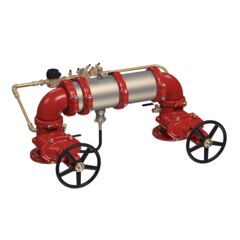 Product Image Stainless Steel Reduced Pressure Detector Backflow Preventer Assembly, Maxim, OSY Shutoff Valves, Meter, N Pattern