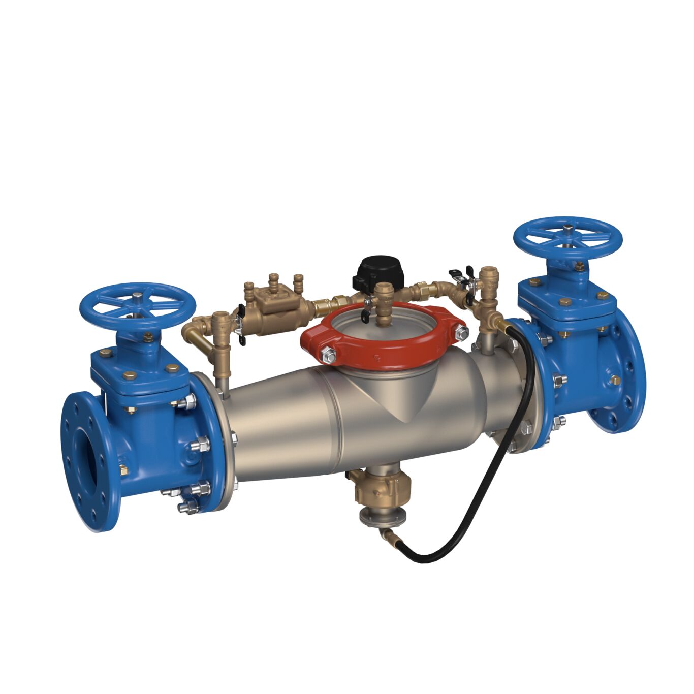 Product Image - Stainless Steel Reduced Pressure Detector Backflow Preventer Assembly, NRS Shutoffs, Cam-Check Valves, Meter