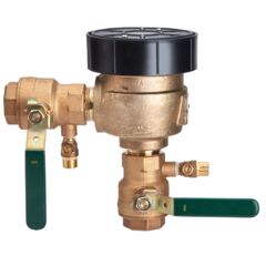 Product Image Bronze Freeze Resistant Pressure Vacuum Breaker, Quarter Turn Shutoff, Lever Handles