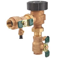 Product image 1 In Bronze Freeze Resistant Pressure Vacuum Breaker, Quarter Turn Shutoff, Union Connections, Tee Handles