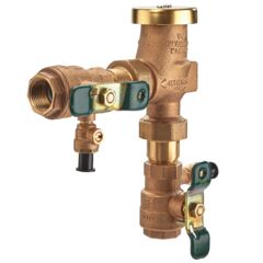 Product Image 3/4 In Bronze Freeze Resistant Pressure Vacuum Breaker, Quarter Turn Shutoff, Union Connections, Tee Handles