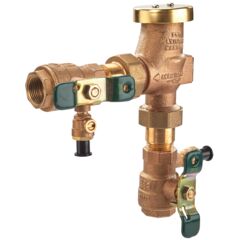 Product Image 3/4 In Bronze Anti-Siphon Pressure Vacuum Breaker, Quarter Turn Shutoff, Union Connections, Tee Handles