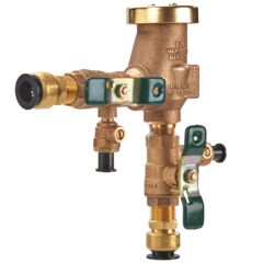 Product Image 1/2 In Bronze Freeze Resistant Pressure Vacuum Breaker, Quarter Turn Shutoff, Quick Connect Adapters, Tee Handles