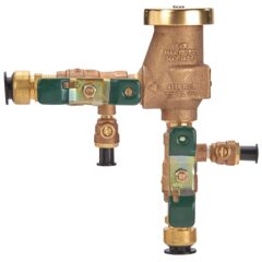 Product Image 1/2 In Bronze Freeze Resistant Pressure Vacuum Breaker, Quarter Turn Shutoff, Quick Connect Adapters, Tee Handles